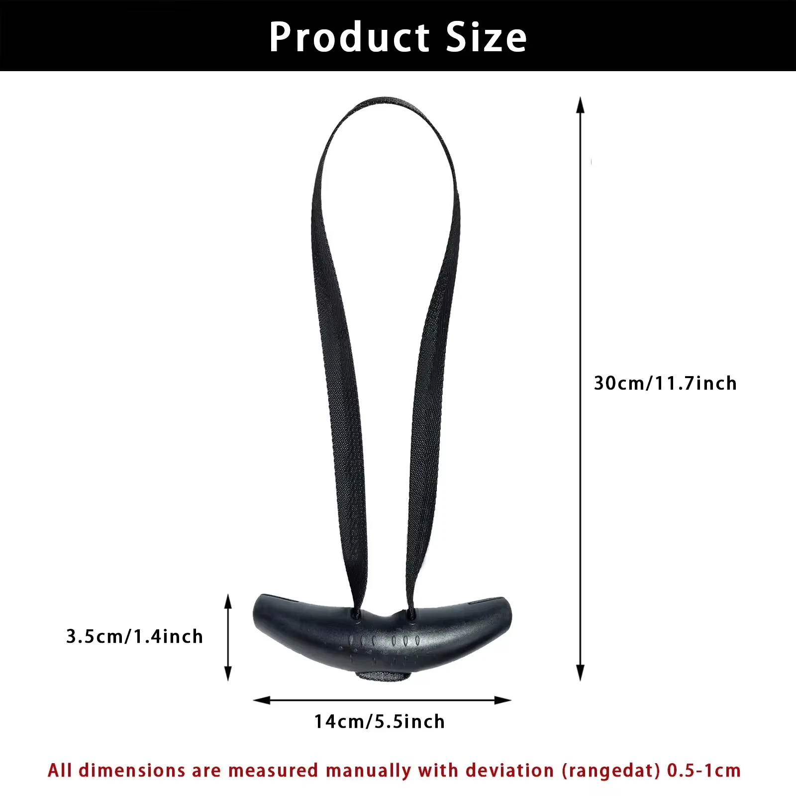 Pull Up Handles Rubber Neutral Grip Heavy Duty Cable Machine Handles Weight-lifting Multifunction Gym Equipment for Gym