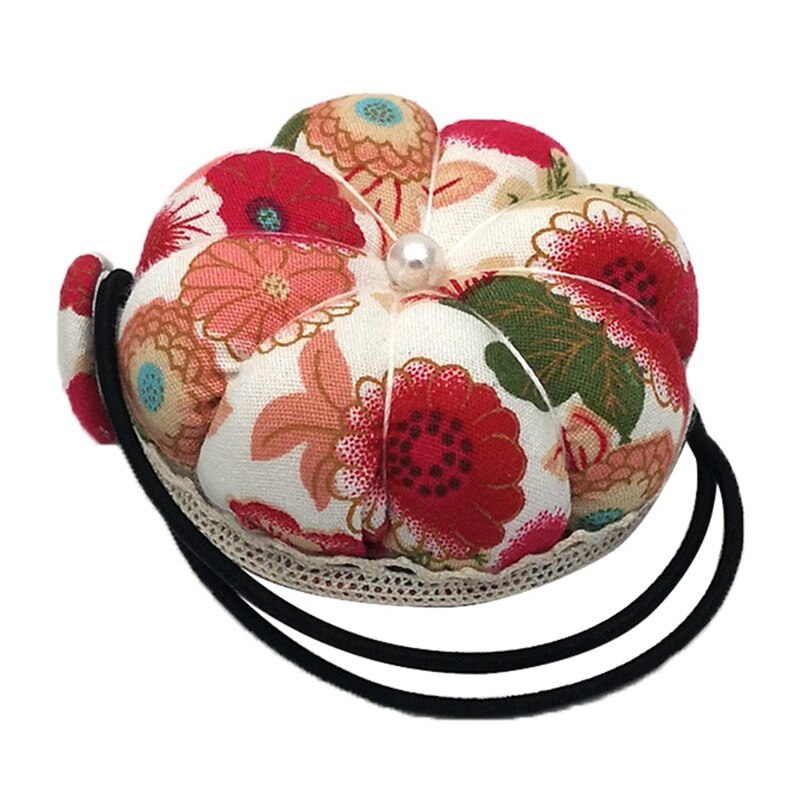 Pumpkin Ball Shaped Wrist Pincushion Pumpkin Ball Shaped Wrist Pincushion