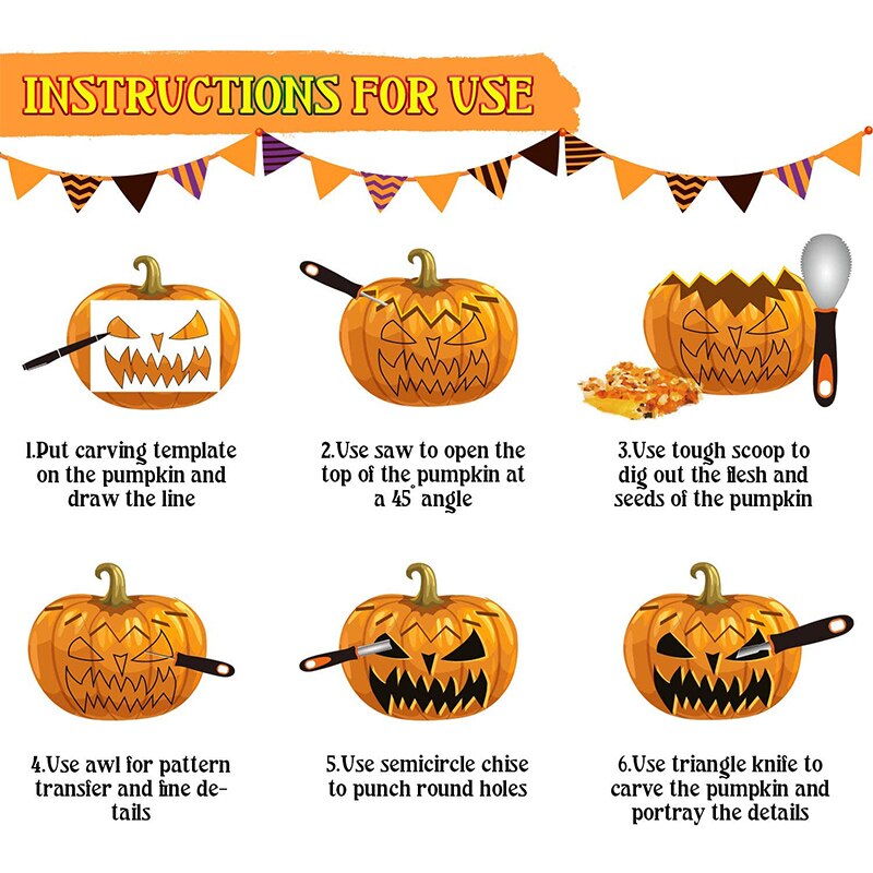 Pumpkin Carver Set (4 pcs)
