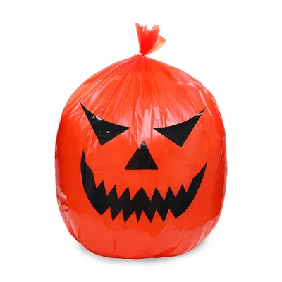 Pumpkin Garbage Bag for Outdoor Halloween Decoration Pumpkin Garbage Bag for Outdoor Halloween Decoration