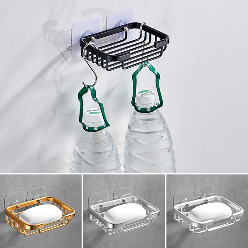 Punch Free Aluminum Wall Soap Holder