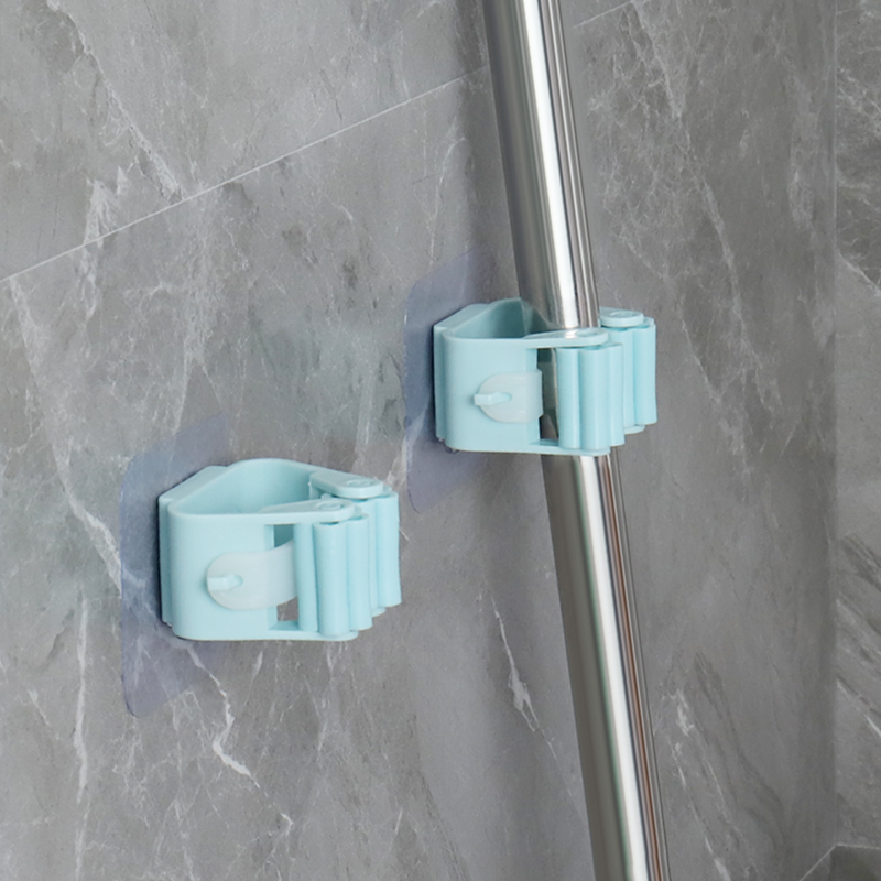 Punch Free Broom and Mop Wall Holder Punch Free Broom and Mop Wall Holder