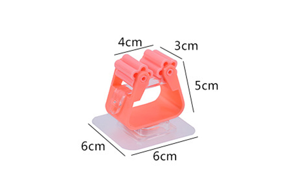 Punch Free Broom and Mop Wall Holder Punch Free Broom and Mop Wall Holder