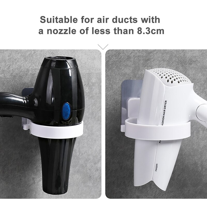 Punch Free Hairdryer Holder for Wall