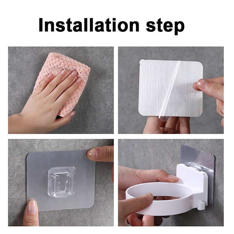 Punch Free Hairdryer Holder for Wall