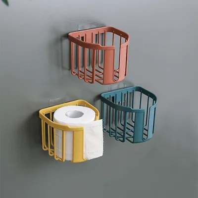 Punch Free Wall Toilet Roll Holder Punch Free Wall Toilet Roll Holder