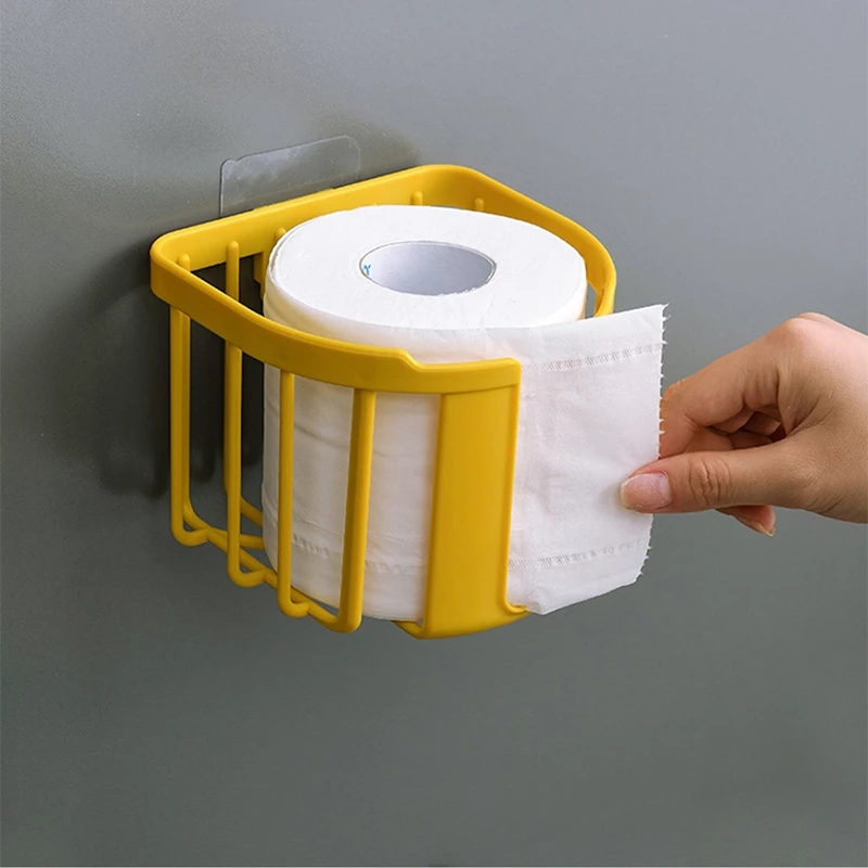 Punch Free Wall Toilet Roll Holder Punch Free Wall Toilet Roll Holder