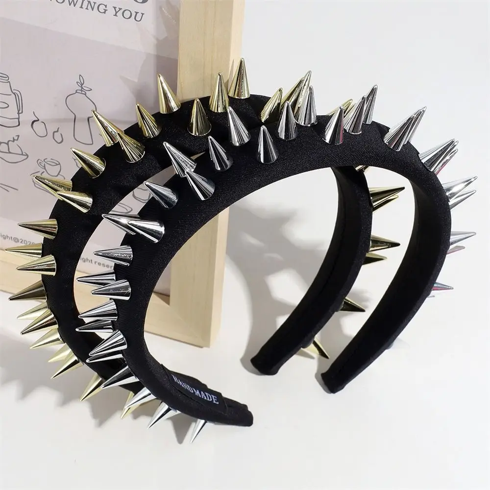 Punk Goth Accessory Spikes Headband
