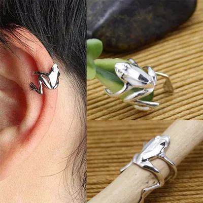 Punk Style Frog Ear Cuffs (2 pcs) Punk Style Frog Ear Cuffs (2 pcs)