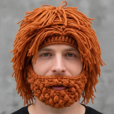 Punk-style Knitted Cap Funny Wig Beard Knitted Hats Hobo Mad Scientist Hip Hop Handmade Knit Warm Winter Cap Beanies Hat Punk-style Knitted Cap Funny Wig Beard Knitted Hats Hobo Mad Scientist Hip Hop Handmade Knit Warm Winter Cap Beanies Hat