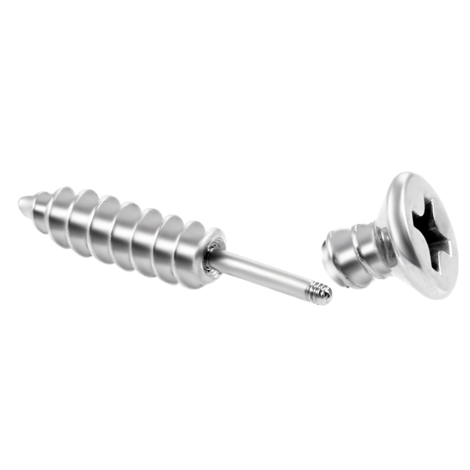 Punk Style Screw Stud Earrings (2 pcs) Punk Style Screw Stud Earrings (2 pcs)