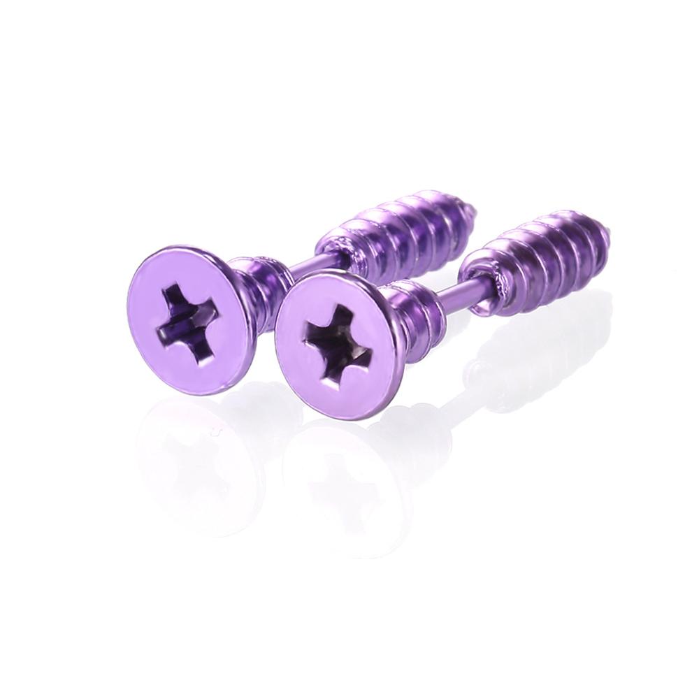 Punk Style Screw Stud Earrings (2 pcs) Punk Style Screw Stud Earrings (2 pcs)