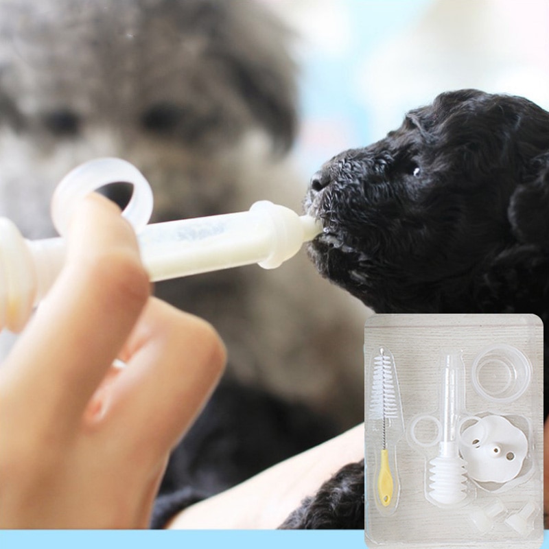 Puppy Feeding Syringe with Accessories