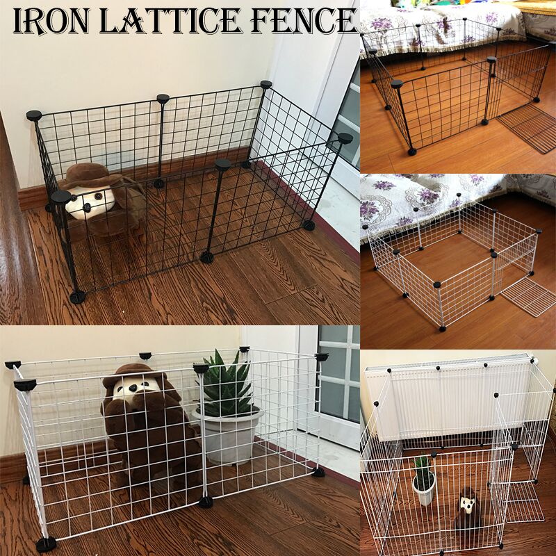 Puppy Fence Pet Iron Playpen with Door Puppy Fence Pet Iron Playpen with Door