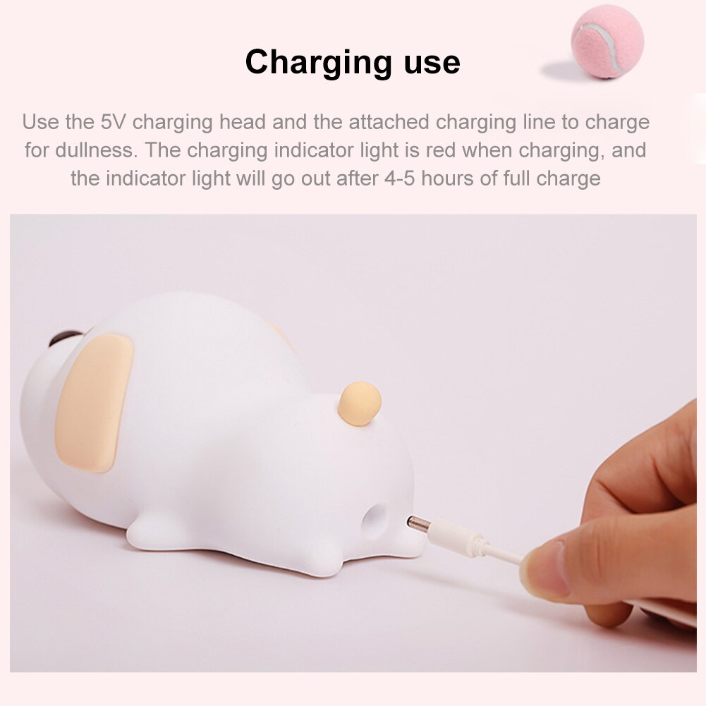 Puppy Night Light USB Rechargeable Lamp Puppy Night Light USB Rechargeable Lamp