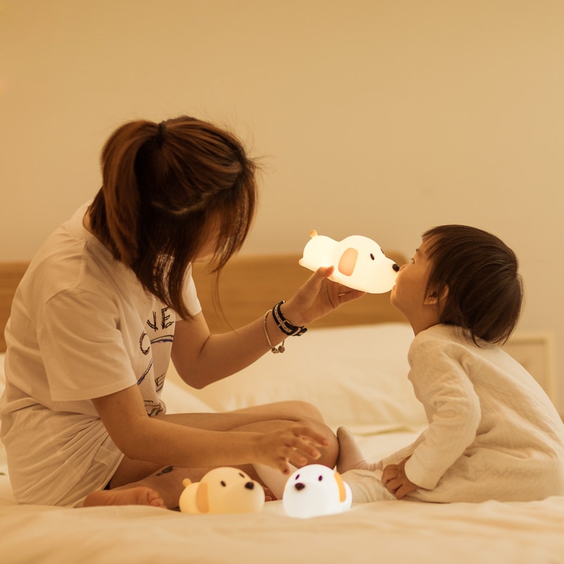 Puppy Night Light USB Rechargeable Lamp Puppy Night Light USB Rechargeable Lamp