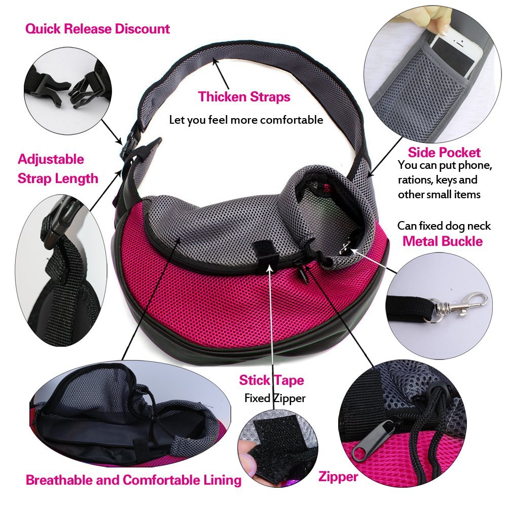 Puppy Sling Carrier Pet Bag Puppy Sling Carrier Pet Bag