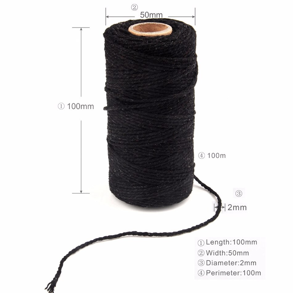 Pure Cotton 100M Macrame Yarn