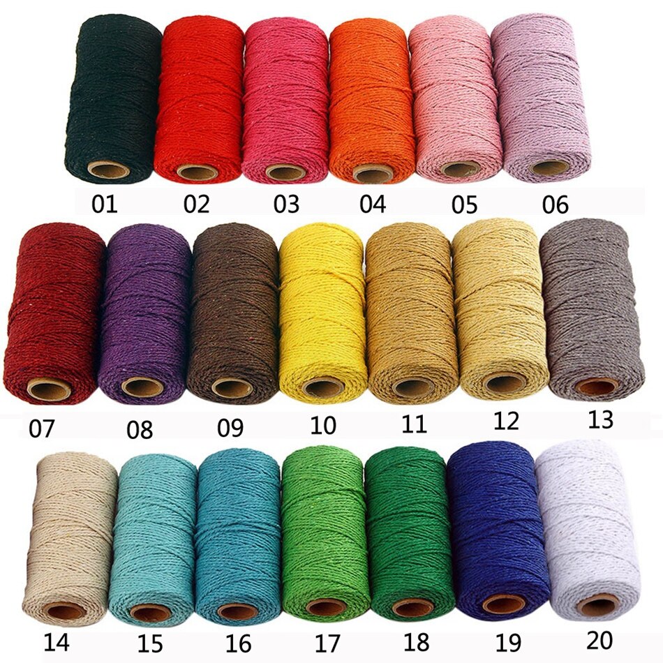 Pure Cotton 100M Macrame Yarn
