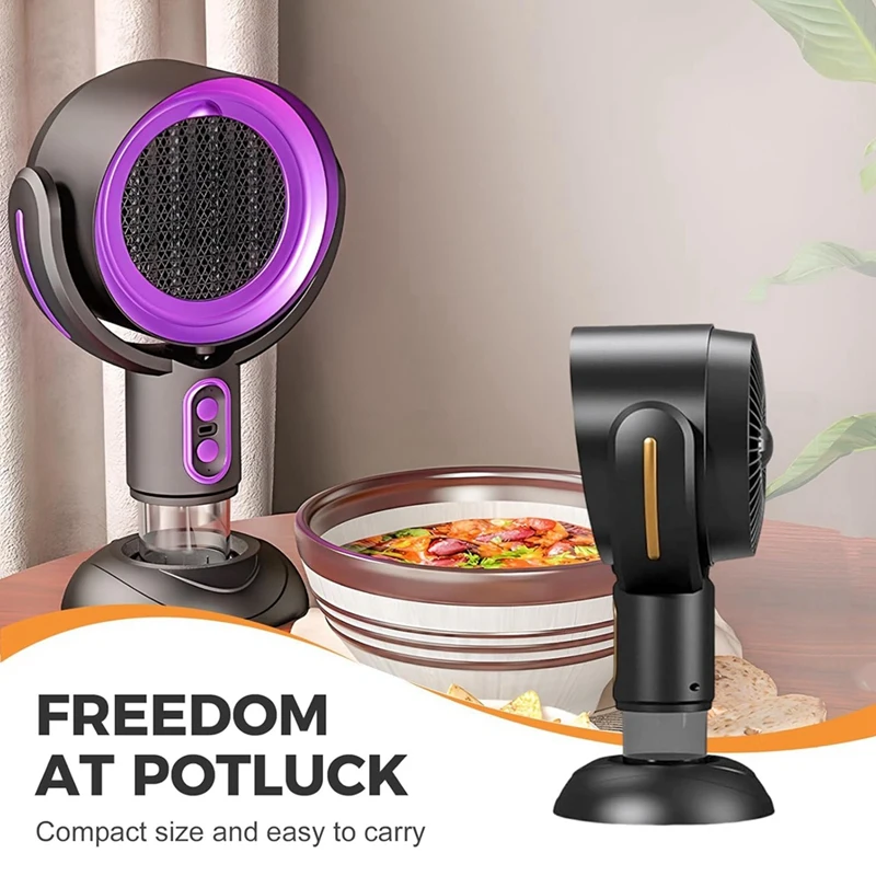 Purifier Fan, Removable And Washable Filter Portable Smokeaway Fan For Smoke, Smoke Away Purifier Fan