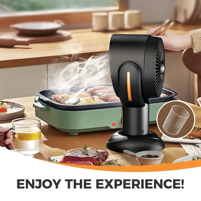Purifier Fan, Removable And Washable Filter Portable Smokeaway Fan For Smoke, Smoke Away Purifier Fan