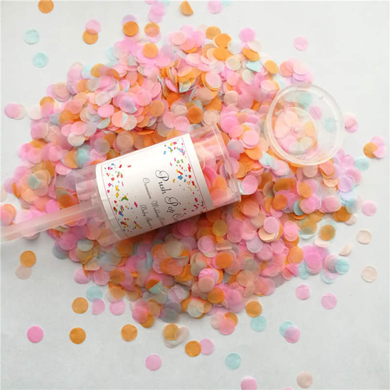 Push Popper Mini Confetti Cannon Push Popper Mini Confetti Cannon
