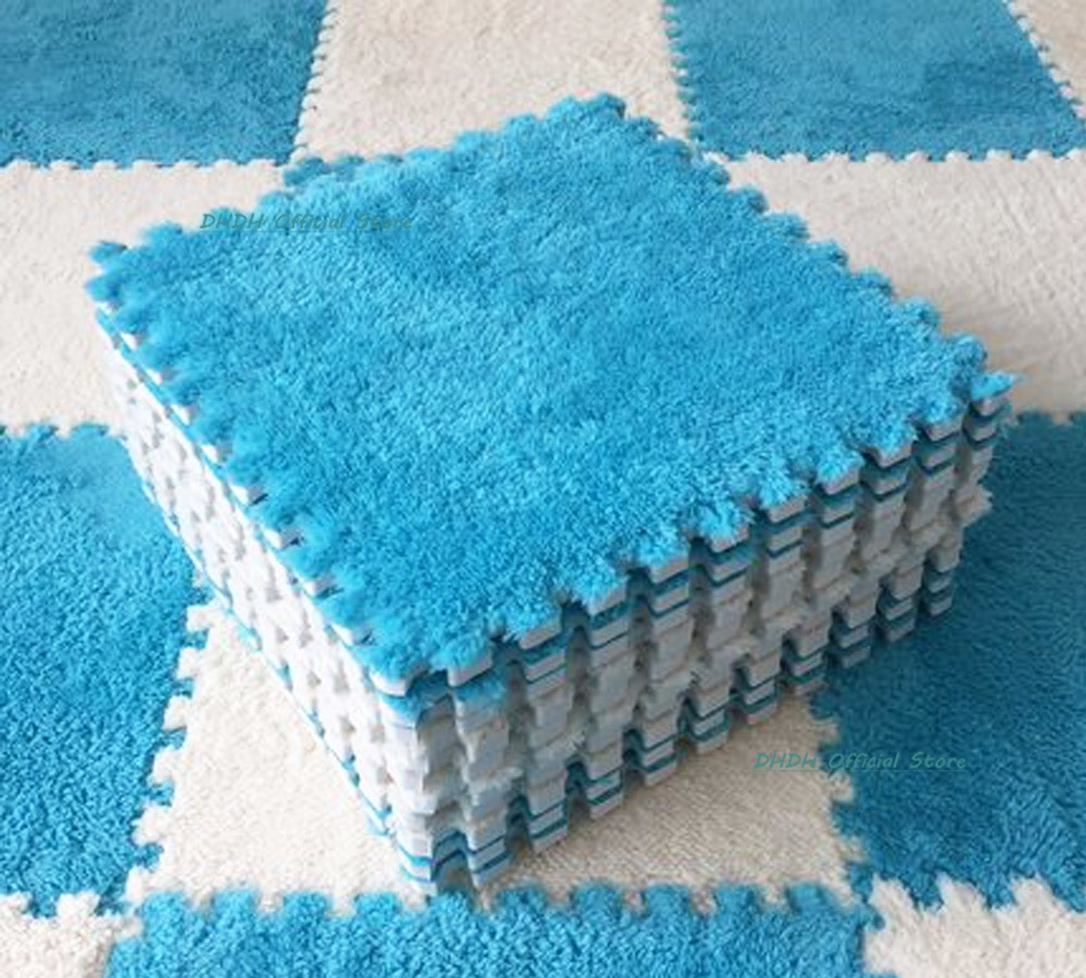 Puzzle Carpet Plush Kids Mat (10 Pcs) Puzzle Carpet Plush Kids Mat (10 Pcs)