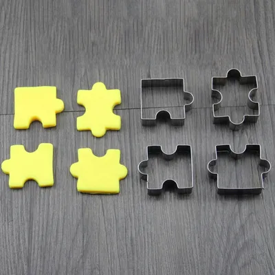Puzzle Cookie Cutters Set (4pcs) Puzzle Cookie Cutters Set (4pcs)