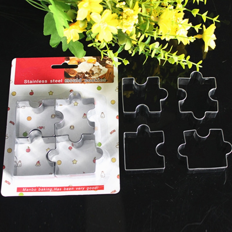 Puzzle Cookie Cutters Set (4pcs) Puzzle Cookie Cutters Set (4pcs)