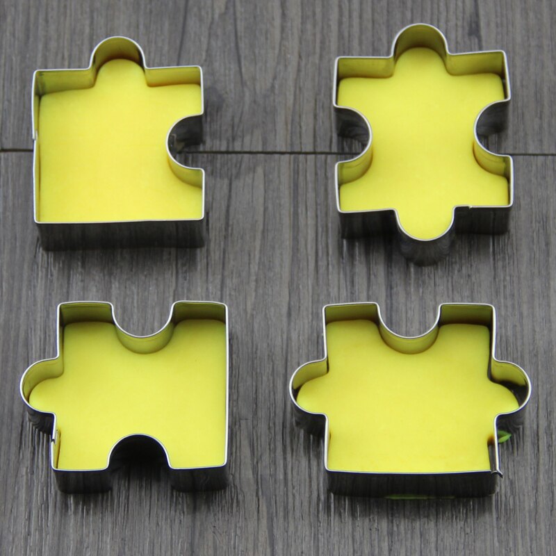 Puzzle Cookie Cutters Set (4pcs) Puzzle Cookie Cutters Set (4pcs)