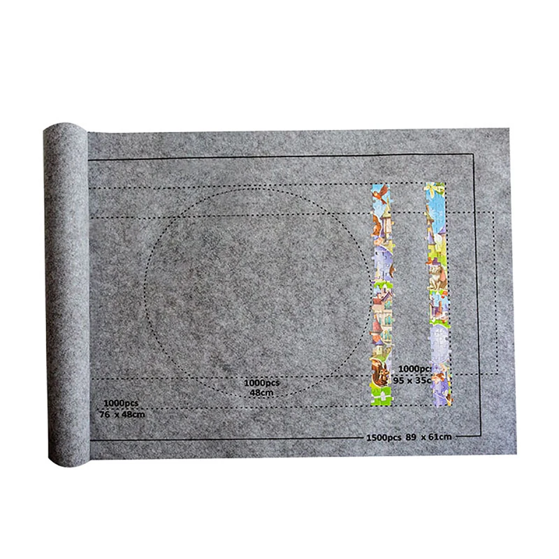Puzzles Pad Jigsaw Roll Felt Mat Playmat Puzzles Blanket For Up To 1500 Pcs Puzzle Accessories New Portable Mat (Only Puzzles Pad Jigsaw Roll Felt Mat Playmat Puzzles Blanket For Up To 1500 Pcs Puzzle Accessories New Portable Mat (Only