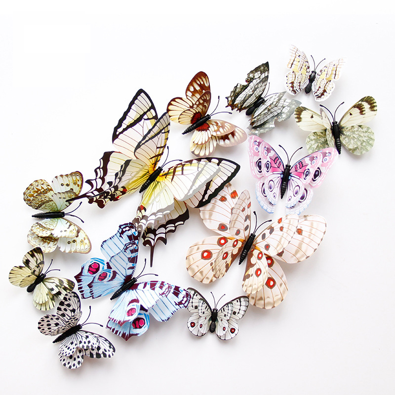 PVC 3D Butterfly Wall Decor 12pcs PVC 3D Butterfly Wall Decor 12pcs