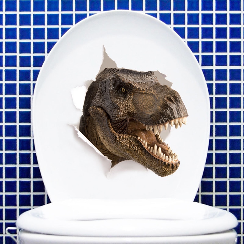 PVC 3D Dinosaur Wall Sticker PVC 3D Dinosaur Wall Sticker