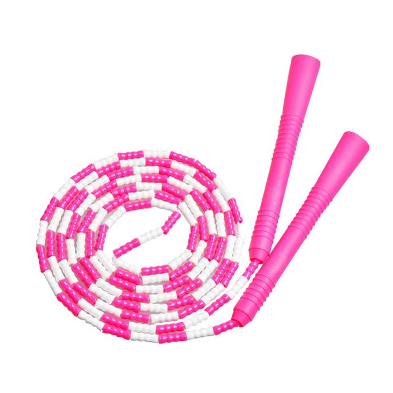 PVC Bamboo Joint Beaded Jump Rope