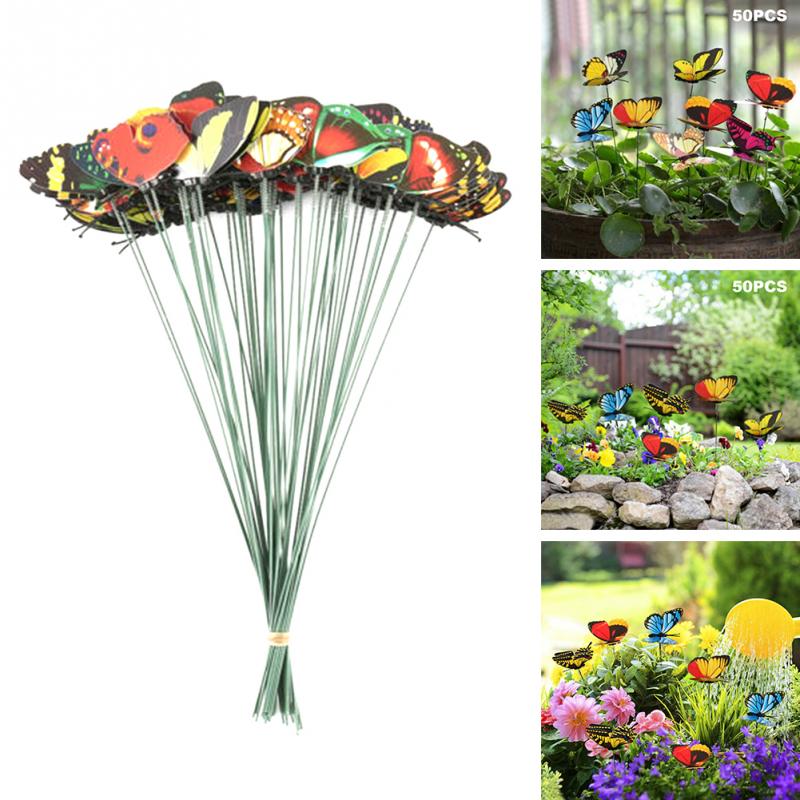 PVC Butterfly Yard Stakes (50pcs) PVC Butterfly Yard Stakes (50pcs)