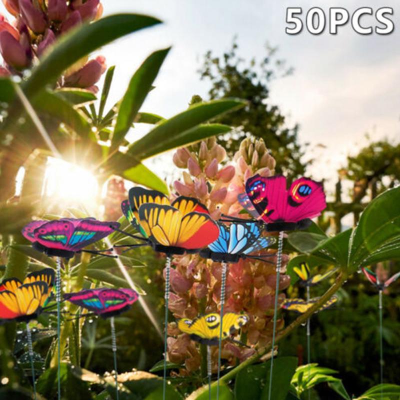 PVC Butterfly Yard Stakes (50pcs) PVC Butterfly Yard Stakes (50pcs)