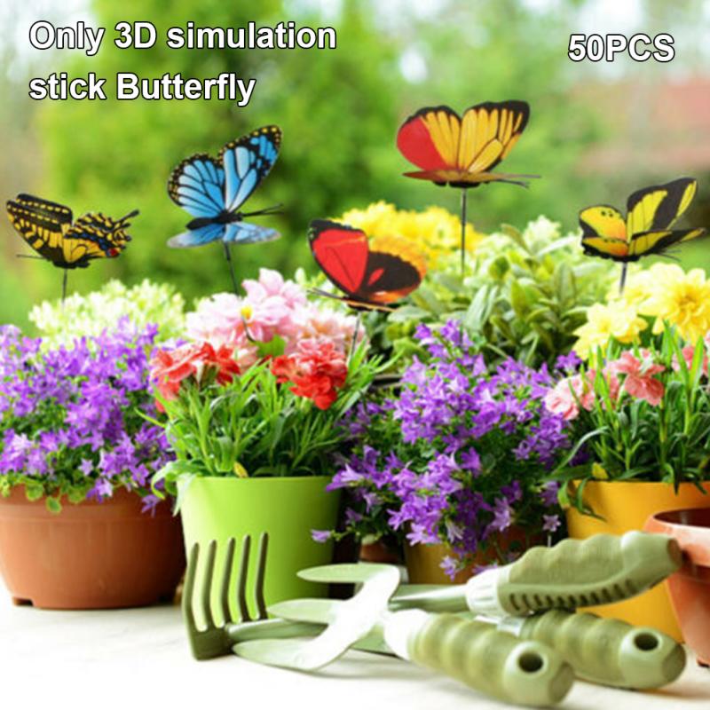 PVC Butterfly Yard Stakes (50pcs) PVC Butterfly Yard Stakes (50pcs)
