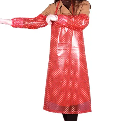 PVC Household Long Sleeve Apron PVC Household Long Sleeve Apron