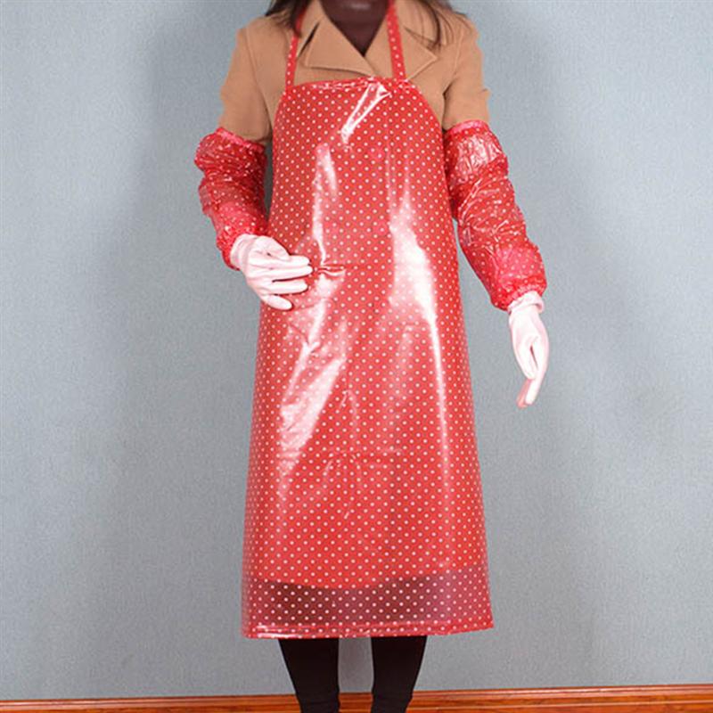 PVC Household Long Sleeve Apron PVC Household Long Sleeve Apron