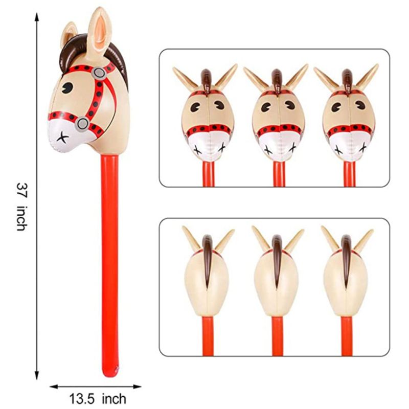 PVC Inflatable Stick Horse Toy