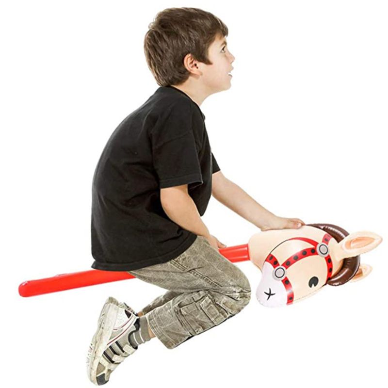 PVC Inflatable Stick Horse Toy