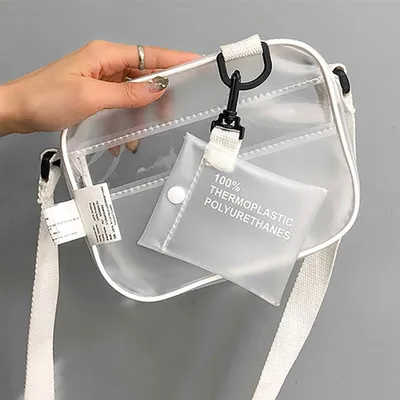 PVC Jelly Clear Crossbody Bag PVC Jelly Clear Crossbody Bag