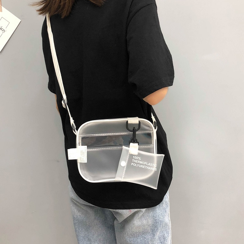 PVC Jelly Clear Crossbody Bag PVC Jelly Clear Crossbody Bag