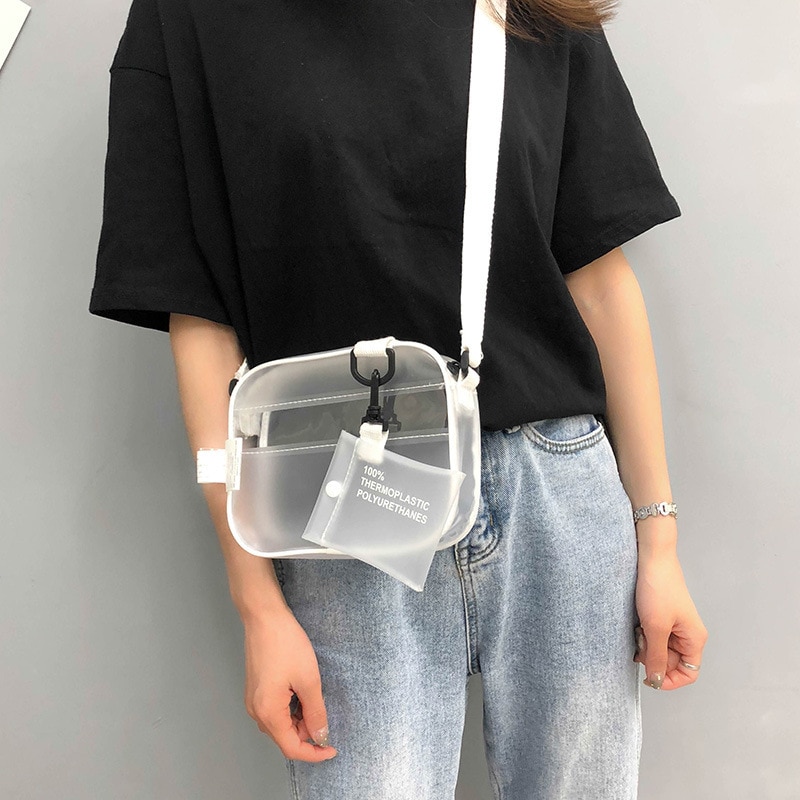 PVC Jelly Clear Crossbody Bag PVC Jelly Clear Crossbody Bag