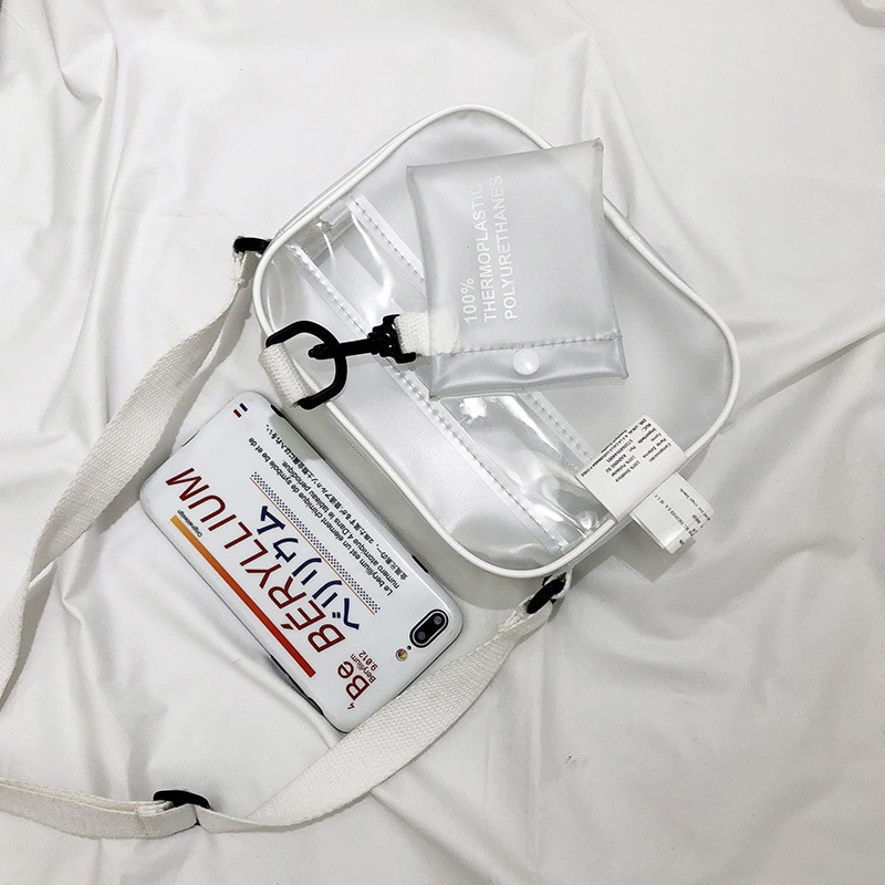 PVC Jelly Clear Crossbody Bag PVC Jelly Clear Crossbody Bag