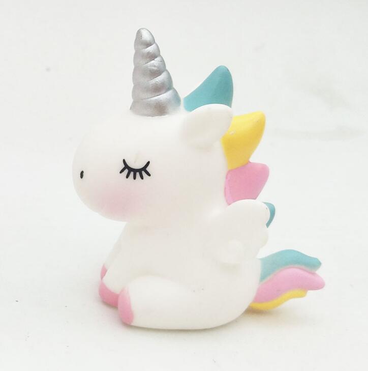 PVC Mini Unicorn Figurine Cake Topper