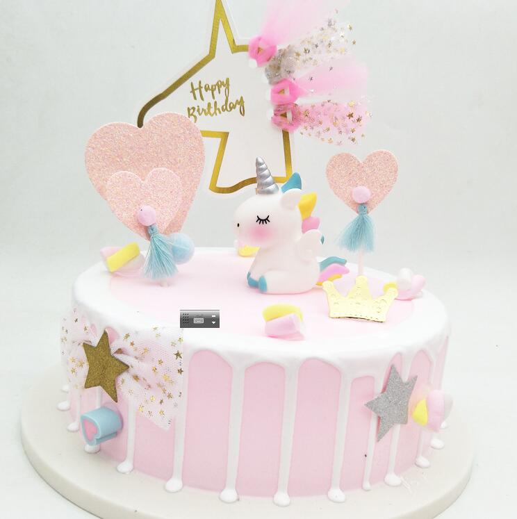 PVC Mini Unicorn Figurine Cake Topper PVC Mini Unicorn Figurine Cake Topper