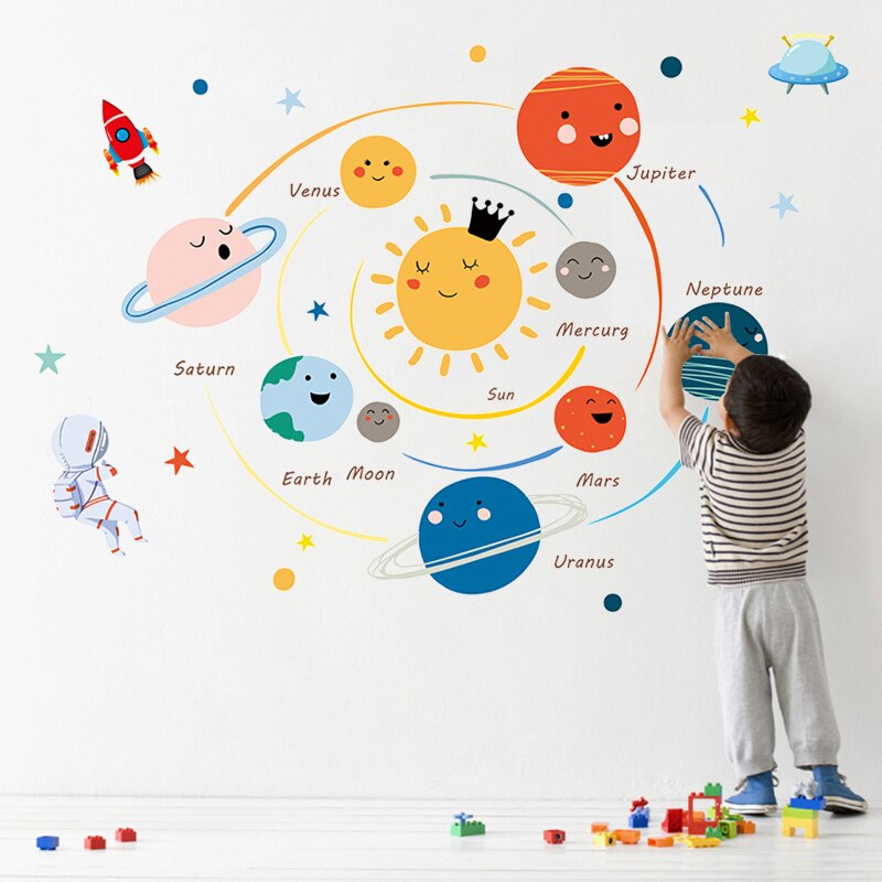 PVC Solar System Wall Stickers PVC Solar System Wall Stickers