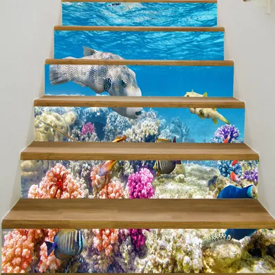 PVC Stair Riser Stickers Set PVC Stair Riser Stickers Set