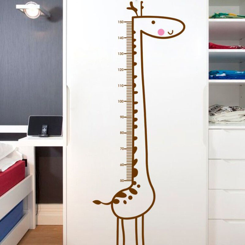 PVC Sticker Giraffe Growth Chart PVC Sticker Giraffe Growth Chart